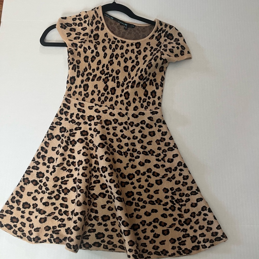 Leopard Print Kids Dress